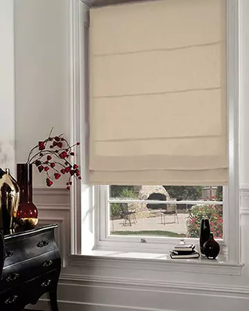 Clarke & Clarke Albany Sand Roman Blinds
