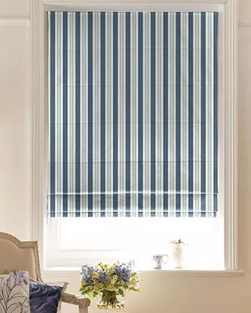 Clarke & Clarke Alderton Denim Roman Blinds