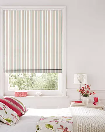 Clarke & Clarke Alderton Mineral/Linen Roman Blinds