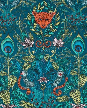 Clarke & Clarke Amazon Navy Roman Blinds