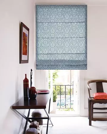 Clarke & Clarke Berkeley Denim Roman Blinds