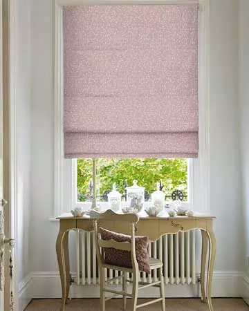 Clarke & Clarke Bibury Heather Roman Blinds