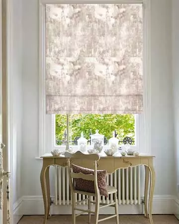 Clarke & Clarke Crush Taupe Roman Blinds