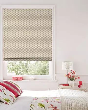 Clarke & Clarke Duomo Ivory Roman Blinds