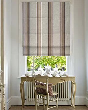 Clarke & Clarke Imani Orchid/Willow Roman Blinds