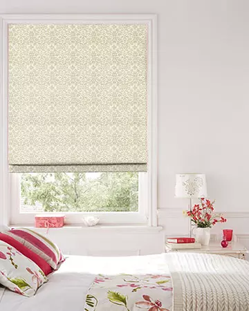 Clarke & Clarke Imperiale Ivory Roman Blinds