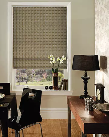 Clarke & Clarke Kiko Cinnamon Roman Blinds