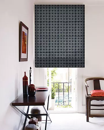 Clarke & Clarke Kiko Indigo Roman Blinds
