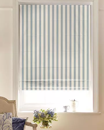 Clarke & Clarke Kinburn Denim Roman Blinds