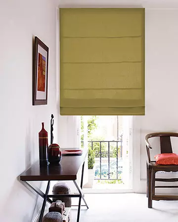 Clarke & Clarke Linoso Citrus Roman Blinds