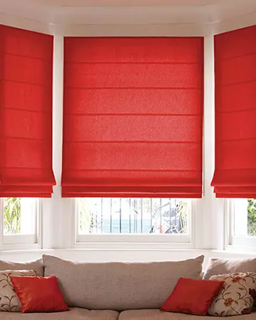 Clarke & Clarke Linoso Spice Roman Blinds