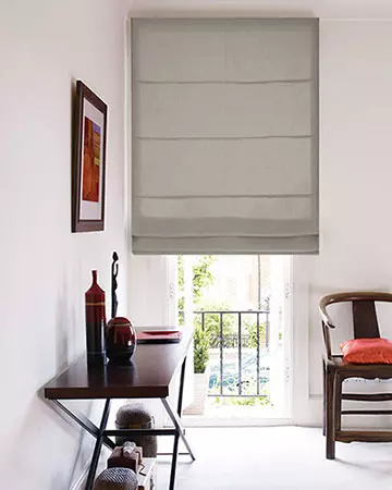 Clarke & Clarke Lucania Pebble Roman Blinds