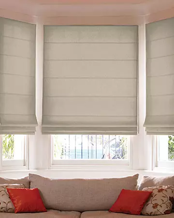 Clarke & Clarke Martinique Pebble Roman Blinds