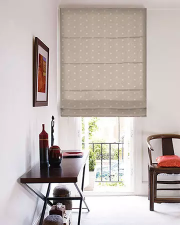 Clarke & Clarke Mitton Natural Roman Blinds