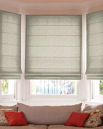 Clarke & Clarke Nala Natural Roman Blinds