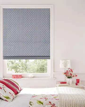 Clarke & Clarke Reggio Chicory Roman Blinds