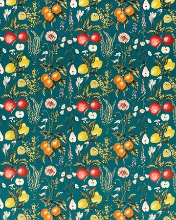 Clarke & Clarke Sorento Teal Roman Blinds