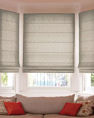 Clarke & Clarke Yoruba Cinnamon Roman Blinds