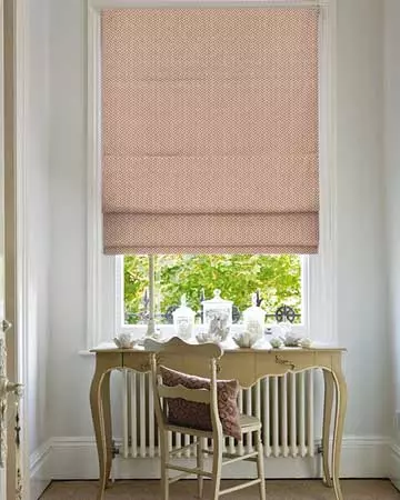 Clarke & Clarke Zalika Cinnabar Roman Blinds