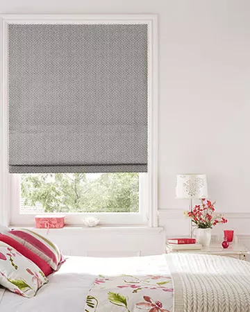 Clarke & Clarke Zalika Indigo Roman Blinds