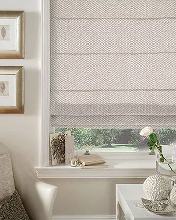 Clarke & Clarke Zalika Natural Roman Blinds