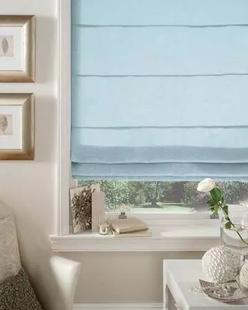 Dahlia Duckegg Roman Blinds