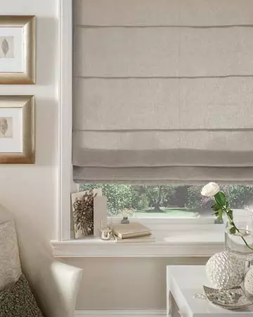 Dahlia Latte Roman Blinds