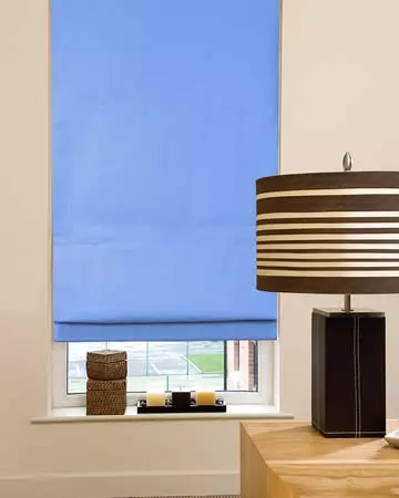 Dahlia Light Blue Roman Blinds