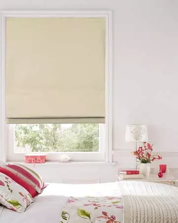 Dahlia Linen Roman Blinds