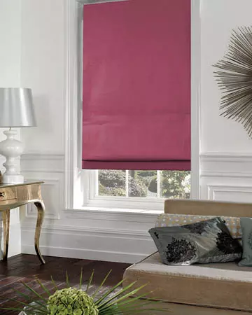 Dahlia Wine Roman Blinds