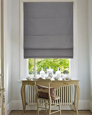 Edgar Grey Roman Blinds