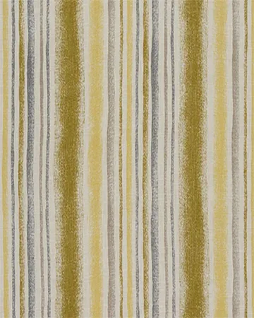 Fryetts Garda Stripe Ochre Roman Blinds