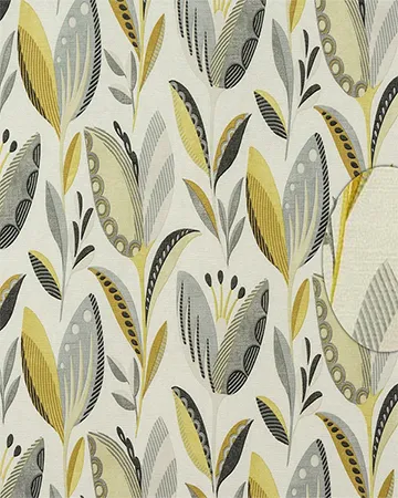 Fryetts Leon Ochre Roman Blinds