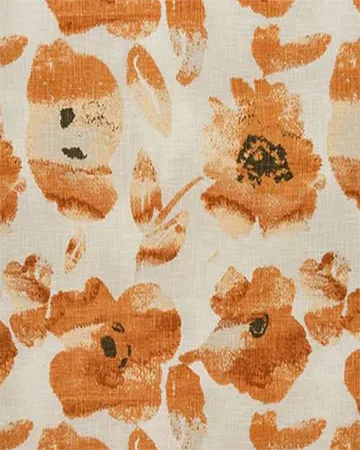 Fryetts Portofino Burnt Orange Roman Blinds