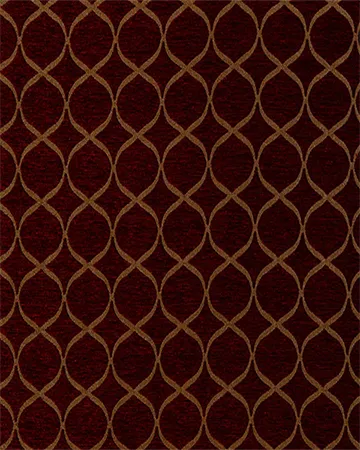 Fryetts Trellis Rosso Roman Blinds