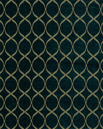 Fryetts Trellis Teal Roman Blinds