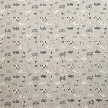 Iliv Baa Baa Charcoal Roman Blinds