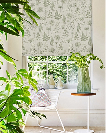 Iliv Chervil Fern Roman Blinds