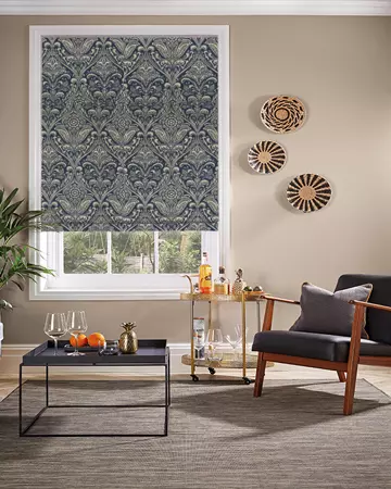 Iliv Hathaway Indigo Roman Blinds