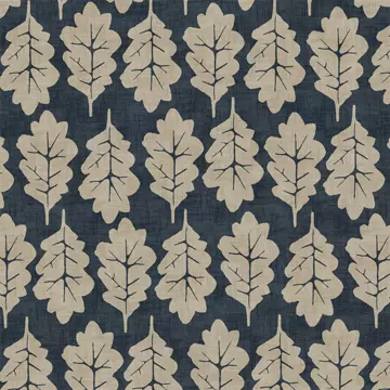 Iliv Oak Leaf Midnight Roman Blinds