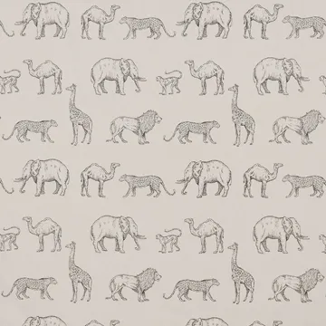 Iliv Prairie Animals Anthracite Roman Blinds