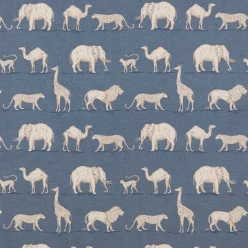 Iliv Prairie Animals Denim Roman Blinds