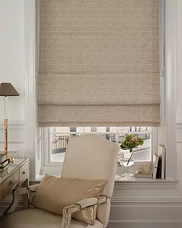 Laurent Butter Roman Blinds