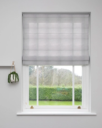 Melia Grey Roman Blinds