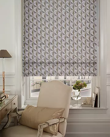Prestigious Delphine Silver  Roman Blinds