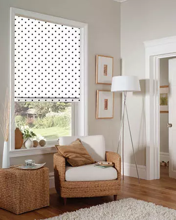 Prestigious Full Stop Onyx Roman Blinds