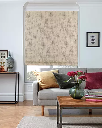 Prestigious Granite Biscotti Roman Blinds