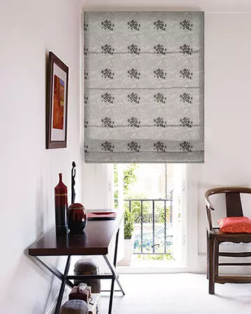 Prestigious Hydrangea Praline Roman Blinds