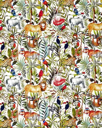 Prestigious King Of The Jungle Safari Roman Blinds