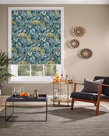 Prestigious Leopard Indigo Roman Blinds